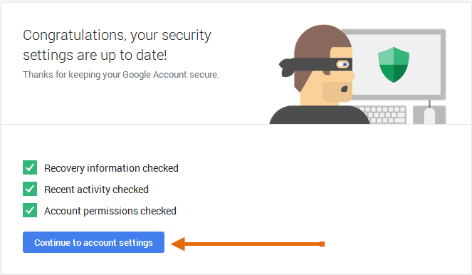 Gmail Security Checkup Step 6