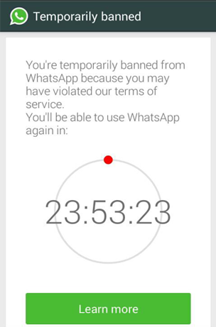 Whats App Plus ban for users