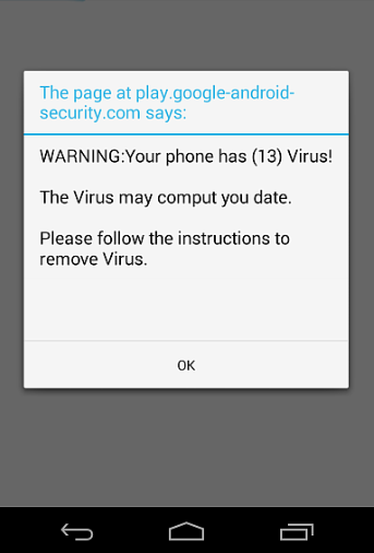 Beware of Fake Virus Threats on your Mobile Device