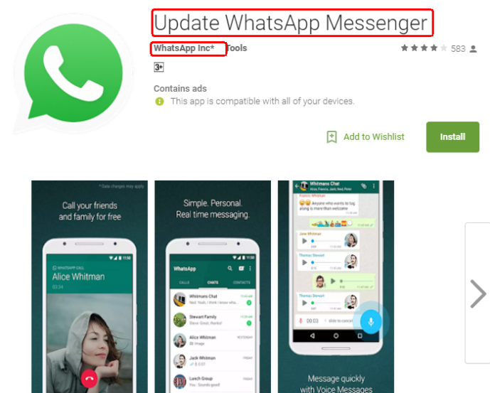 fake-whatsapp-app1 - Quick Heal Blog | Latest computer security news ...