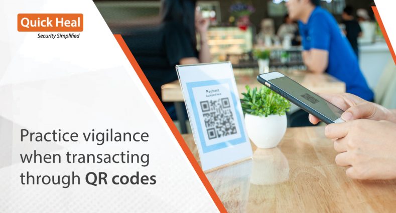 Practice vigilance when transacting through QR codes