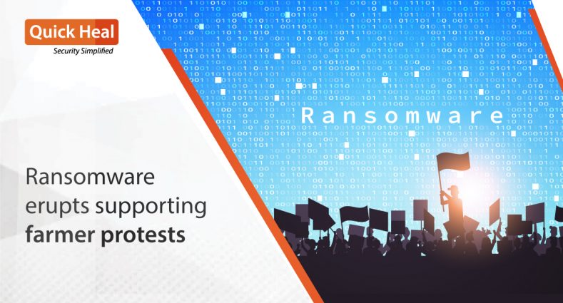 Ransomware erupts supporting farmer protests