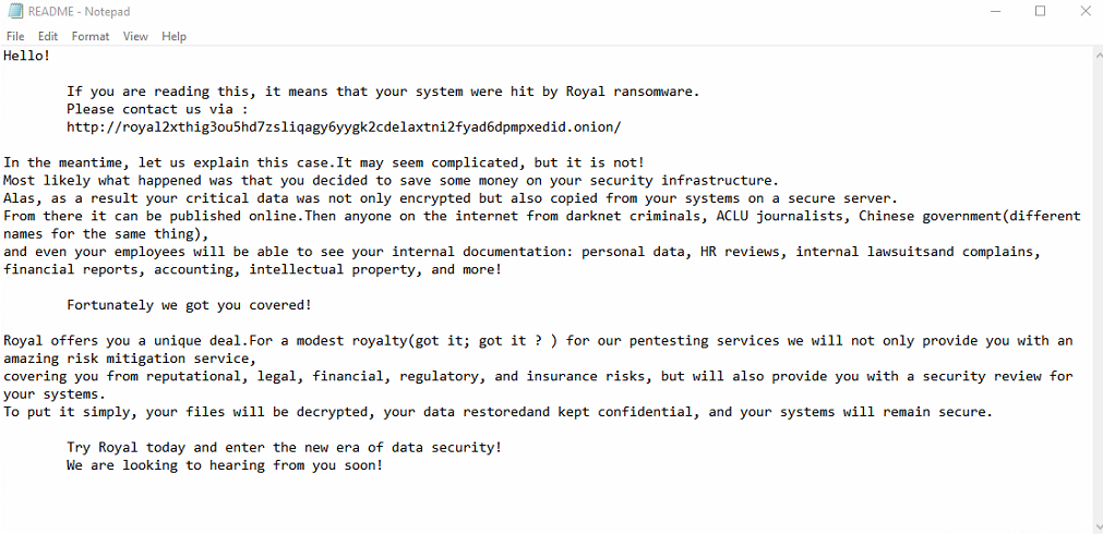 Deep Dive into Royal Ransomware